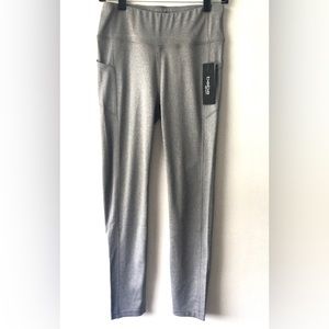 Bebe sport leggings NEW! . Color Heather gray.